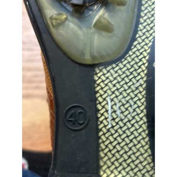 Ecco Mens Authentic Croc Print Leather Golf Shoes Size 9 - Picture 10 of 10